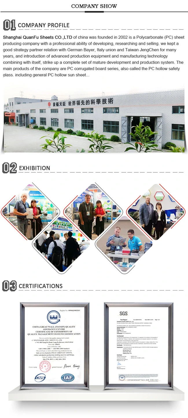 Polycarbonate Sheet Solid Roofing Sheet Polycarbonate Building Material Polycarbonate Panel