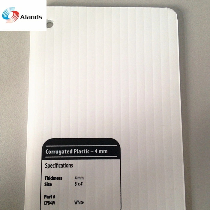 Corona Treated Corrugated Plastic Sheet PP Coroplast Sheet 4mm 5mm