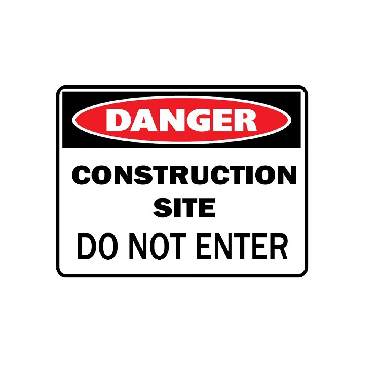 Factory Direct Safety Warning Forms and Symbols Plastic Workspace Facility Signs