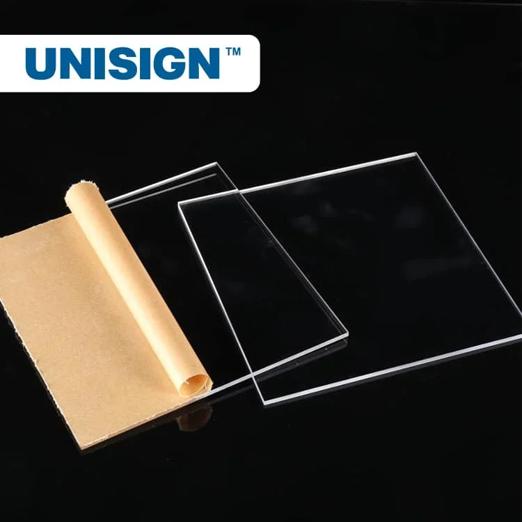 Unisign acrylic 4X8 2000*3000mm customized clear 5mm 8mm clear plexiglass plate price methacrylate panel