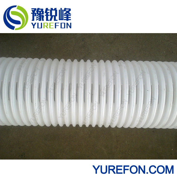 Rainwater drainage pipe plastic extruder, double wall corrugated pipe production line