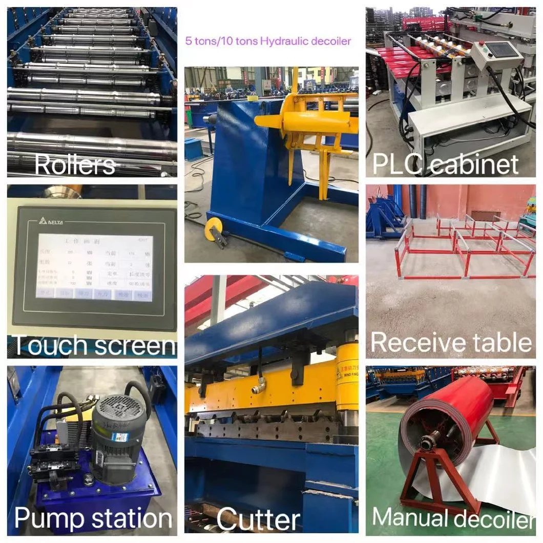 Metal Sheets Corrugated Roofing Making Machine, Roofing Trapezoid Sheets Forming Machine Factory