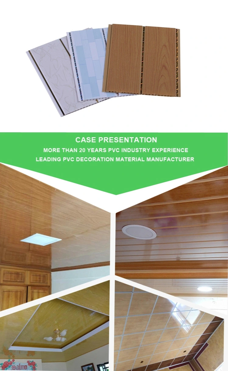 Corrugated PVC Panels Decorative Plastic Wall Covering Sheets PVC Coated Ceiling