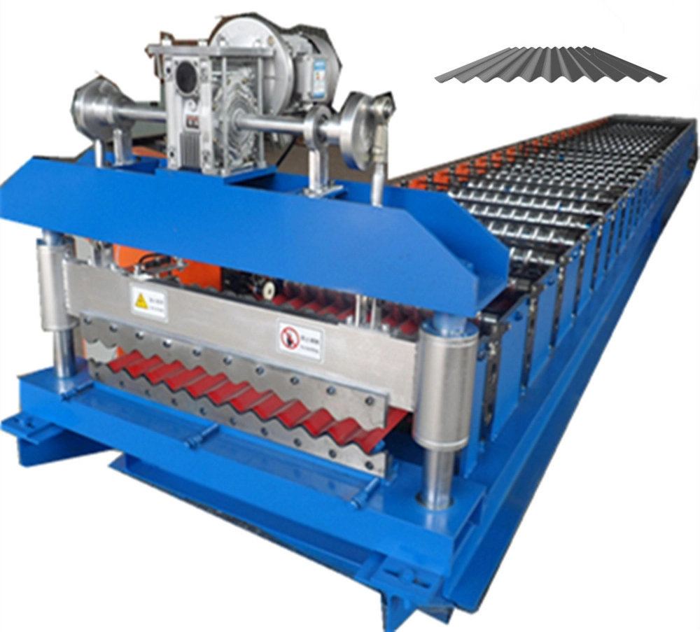 Roofing Galvanized Aluminum Corrugated Metal Corrugated Roofing Sheet Machine