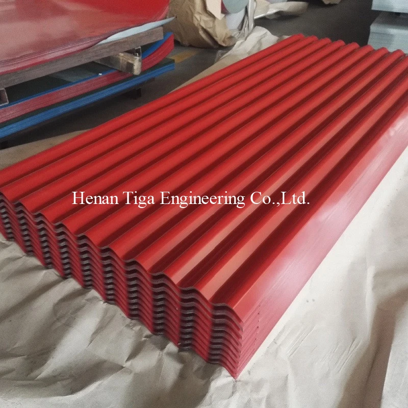 Ral Color Coated PPGI Corrugated Metal Roofing Sheets Panels