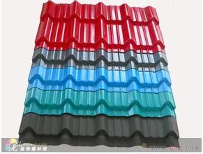 Color coated zinc corrugated steel roof panel