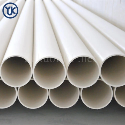 White Plastic 12 16 20 Inch Diameter PVC Water Supply and Drainage Pipe