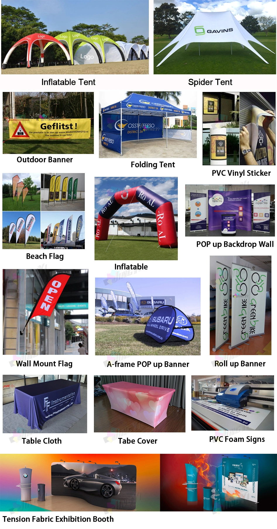 High Resolution Digital Printing Sheet Display Coroplast Banner Board Sign