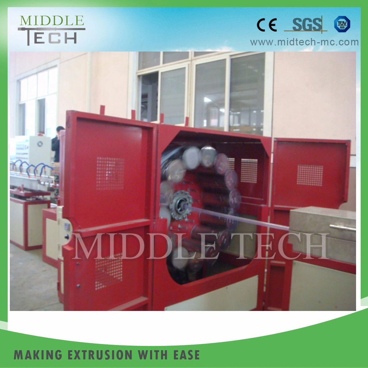 Plastic Soft PVC Garden Fiber Braided Reinforced Pipe Hose/Corrugated Pipe/Pipe Extruder
