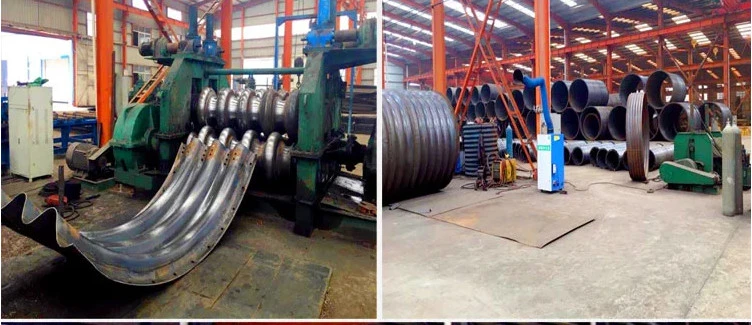 Galvanized Steel Corrugated Pipe Metal Corrugated Culvert
