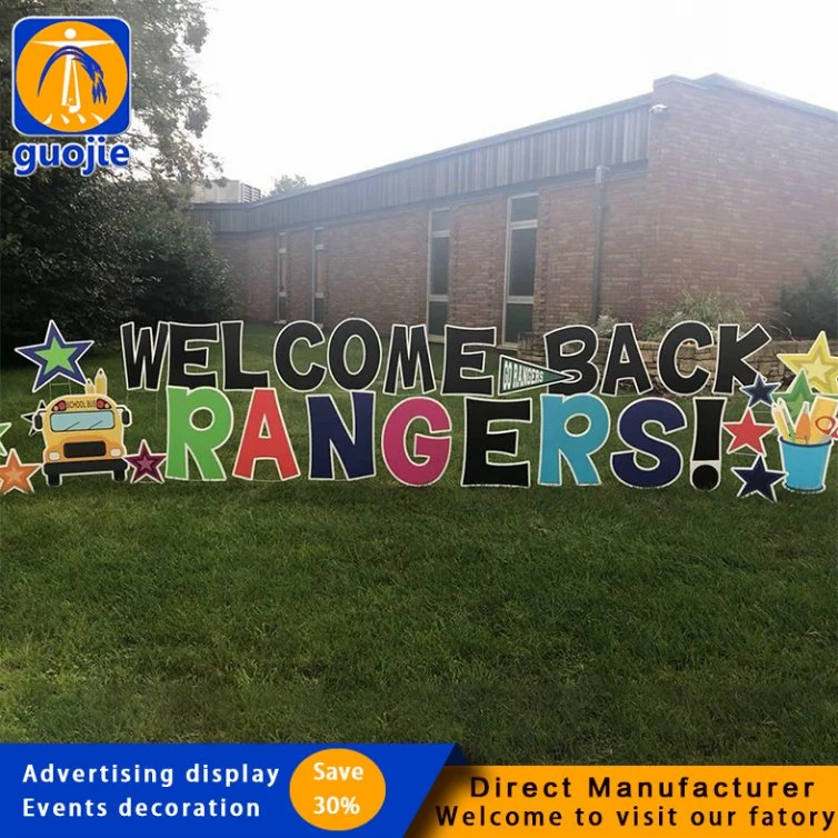 PP Corrugated Plastic Sheet Lawn Logo Coroplast Letters