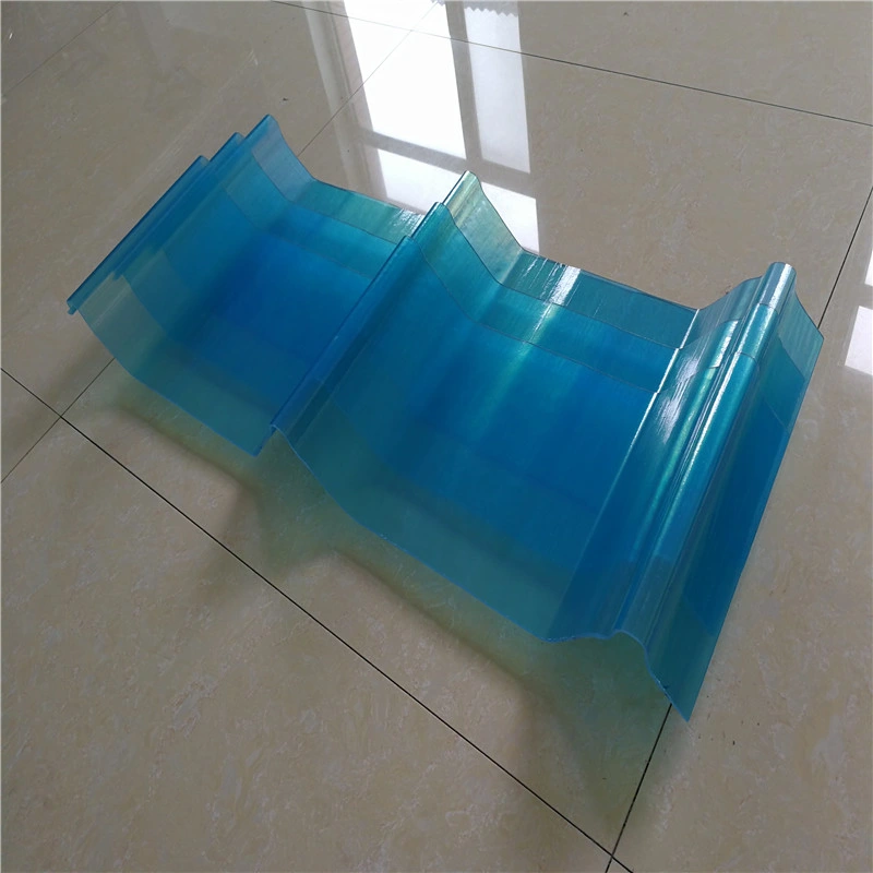 Transparent Fiberglass Corrugated Roof Sheet