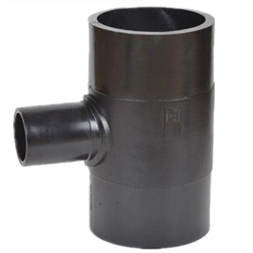 High Quality Large Diameter Plastic Pipe Fittings HDPE100 Tee Fittings and Fittings HDPE Butt Fusion Water Supply Fittings DIN Standard SDR11 SDR13.6 SDR17
