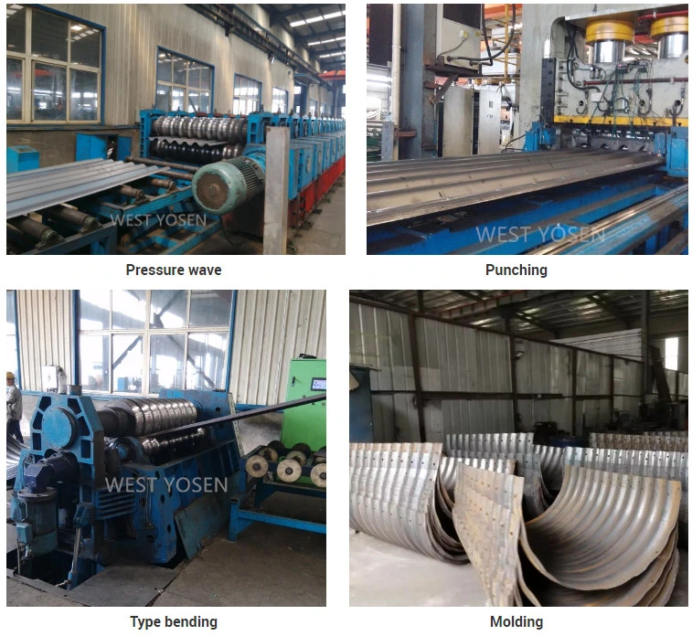 Arch Corrugated Galvanized Culvert Pipe for Bridge Construction