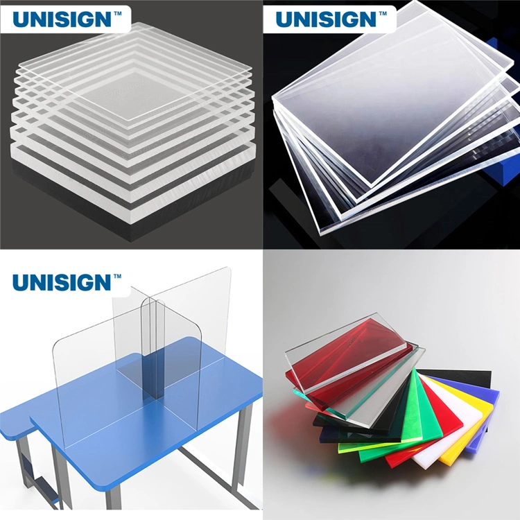 2mm 3mm 5mm 6mm 8mm Clear Acrylic Sheets Crystal PMMA Sheets