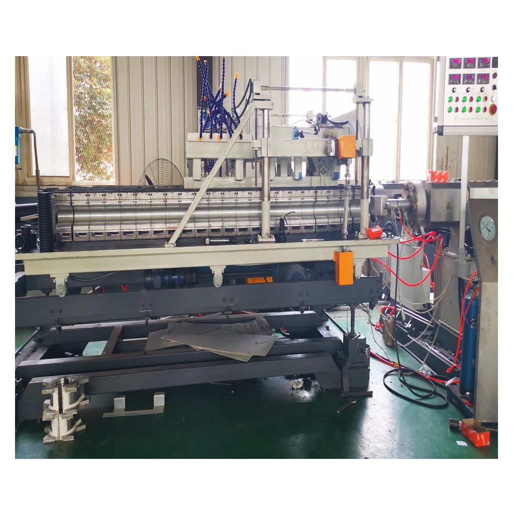 Dwc pipe extruder/HDPE double wall corrugated pipe machine/HDPE plastic double wall corrugated Dwc corrugated pipe extruder/Dwc pipe machine