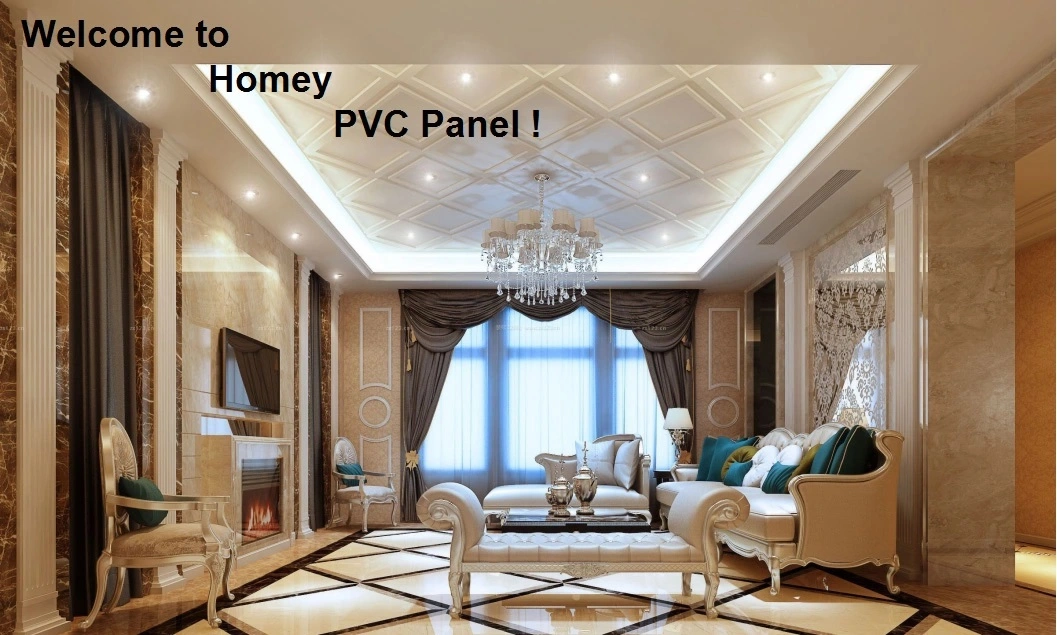 Corrugated PVC Panels Decorative Plastic Wall Covering Sheets PVC Coated Ceiling