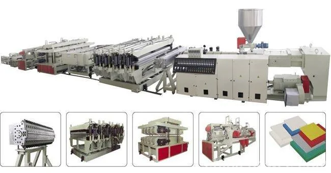 Hollow Polycarbonate PC Sheet Extrusion Line, Polycarbonate Solid Sheet Making Machine