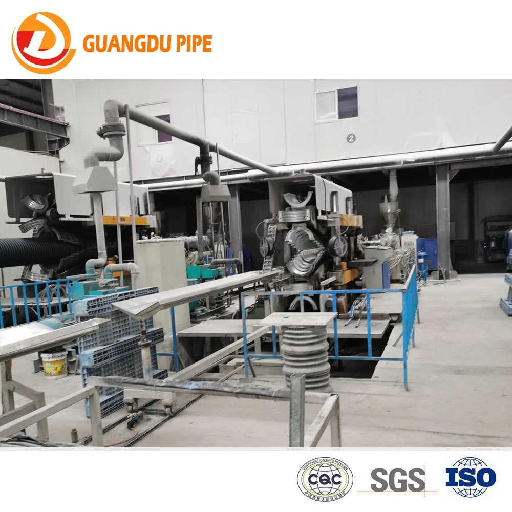 Sn4 Sn8 HDPE Double Wall Corrugated PE Drainage Pipe Dwc HDPE Plastic Culvert Pipe