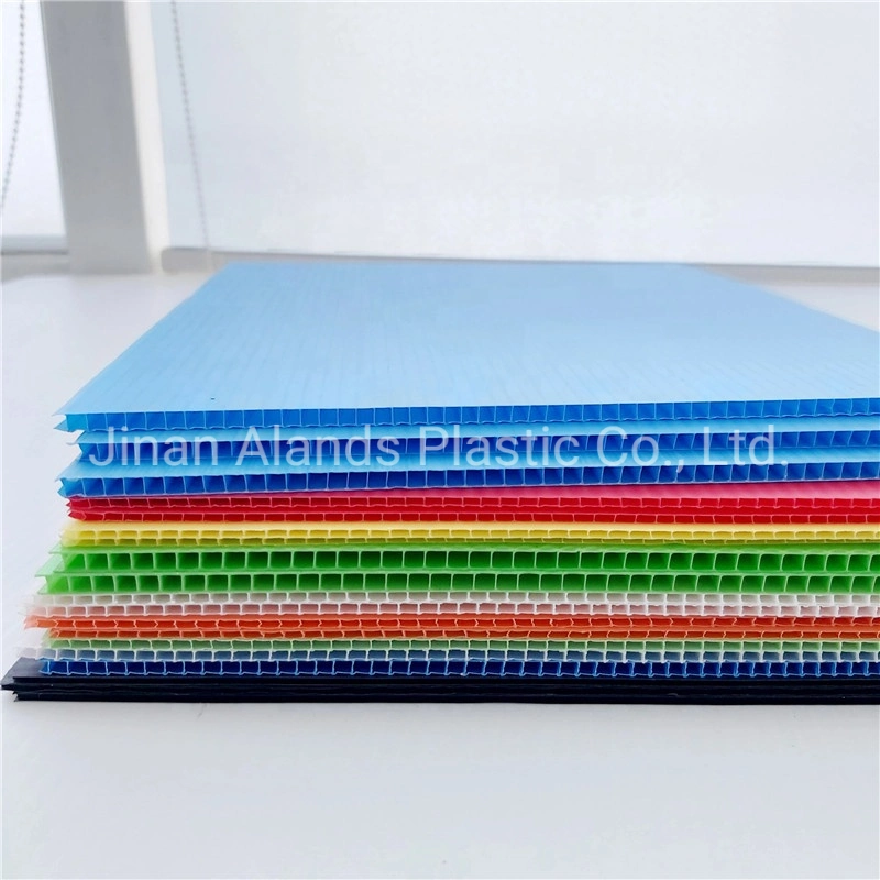 4*8ft 3mm PP Sign Board Printing Coroplast Corrugated Plastic Sheet
