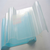 Transparent Waterproof Fiberglass Composite Plastic FRP Corrugated Roofing Sheets