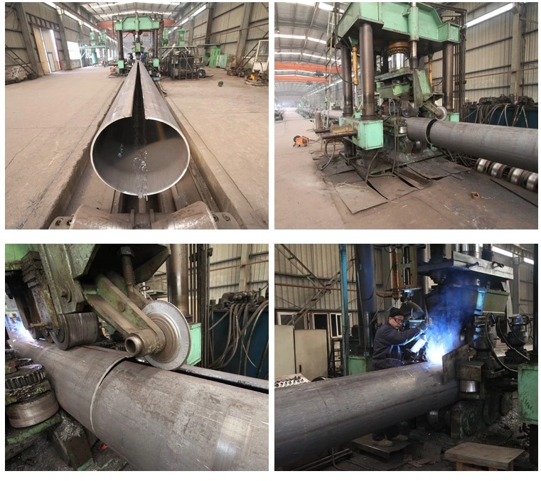 Chinese Supplier Custom Large Diameter Welded Spiral Corrugated Steel Pipe