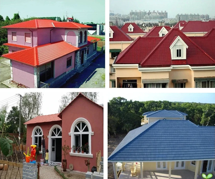 ASA Corrugated Plastic Roofing Tile Coated Synthetic Resin Sheet Anti-Aging Roof Sheet