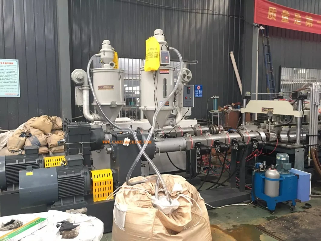 Automatic Double Wall Corrugated Plastic Pipe Extrusion Production Line