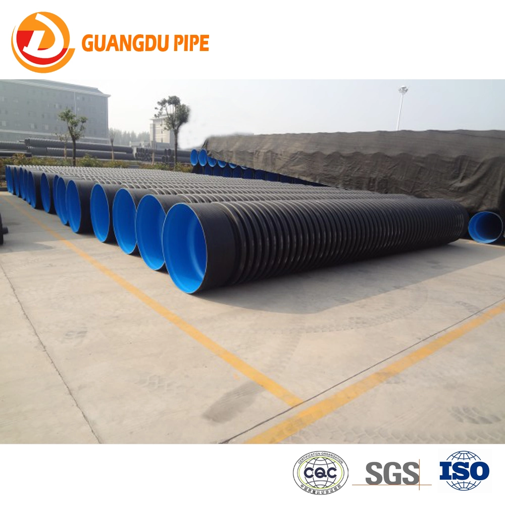Plastic HDPE Double Wall Corrugated Sewer Drain Pipe