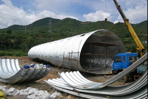 Galvanized Steel Corrugated Pipe Metal Corrugated Culvert