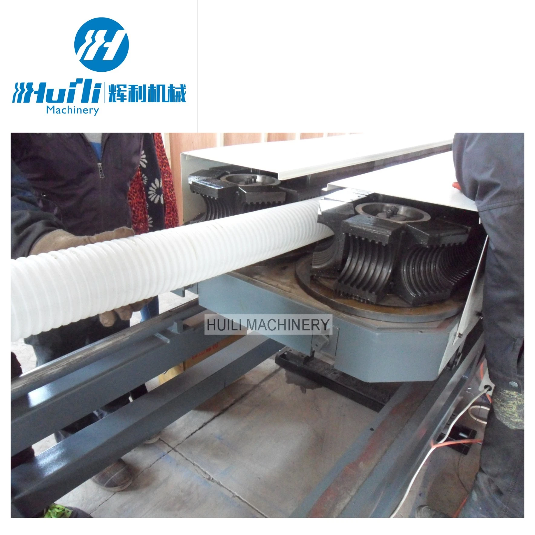 HDPE Double Wall Corrugated Drainage Pipe Machinery, Water Cooled Plastic HDPE Corrugated Pipe Making Machine Dwc Pipe Extrusion Machinery