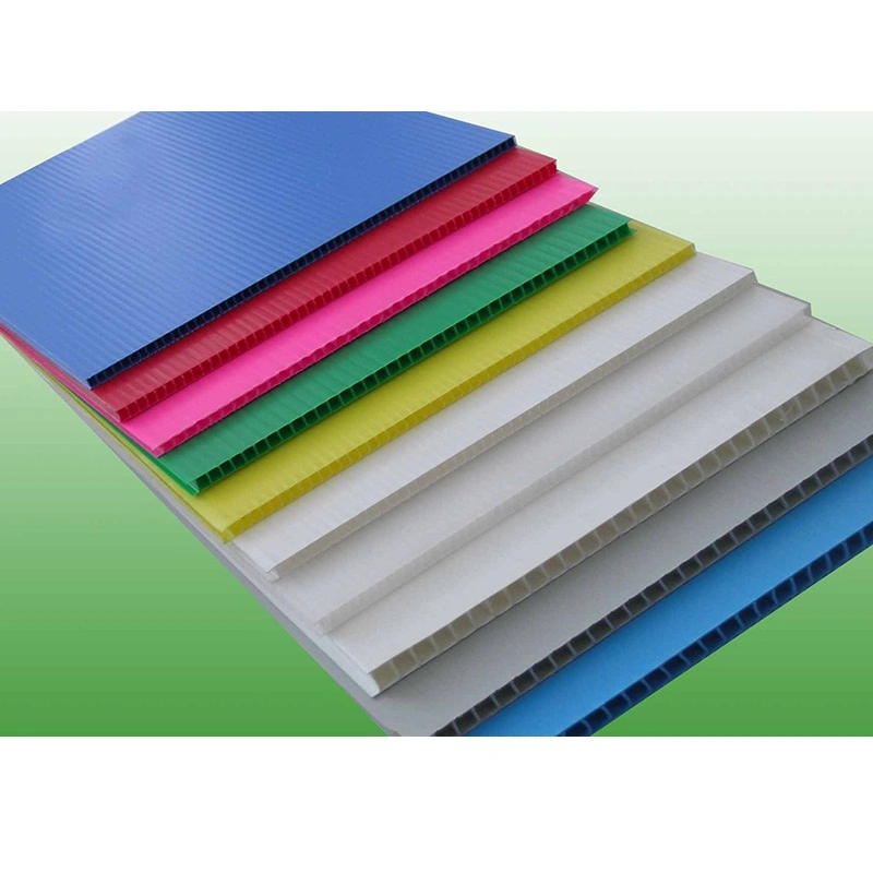 Hollow structure carton plastic PP 3mm corrugated plastic sheet