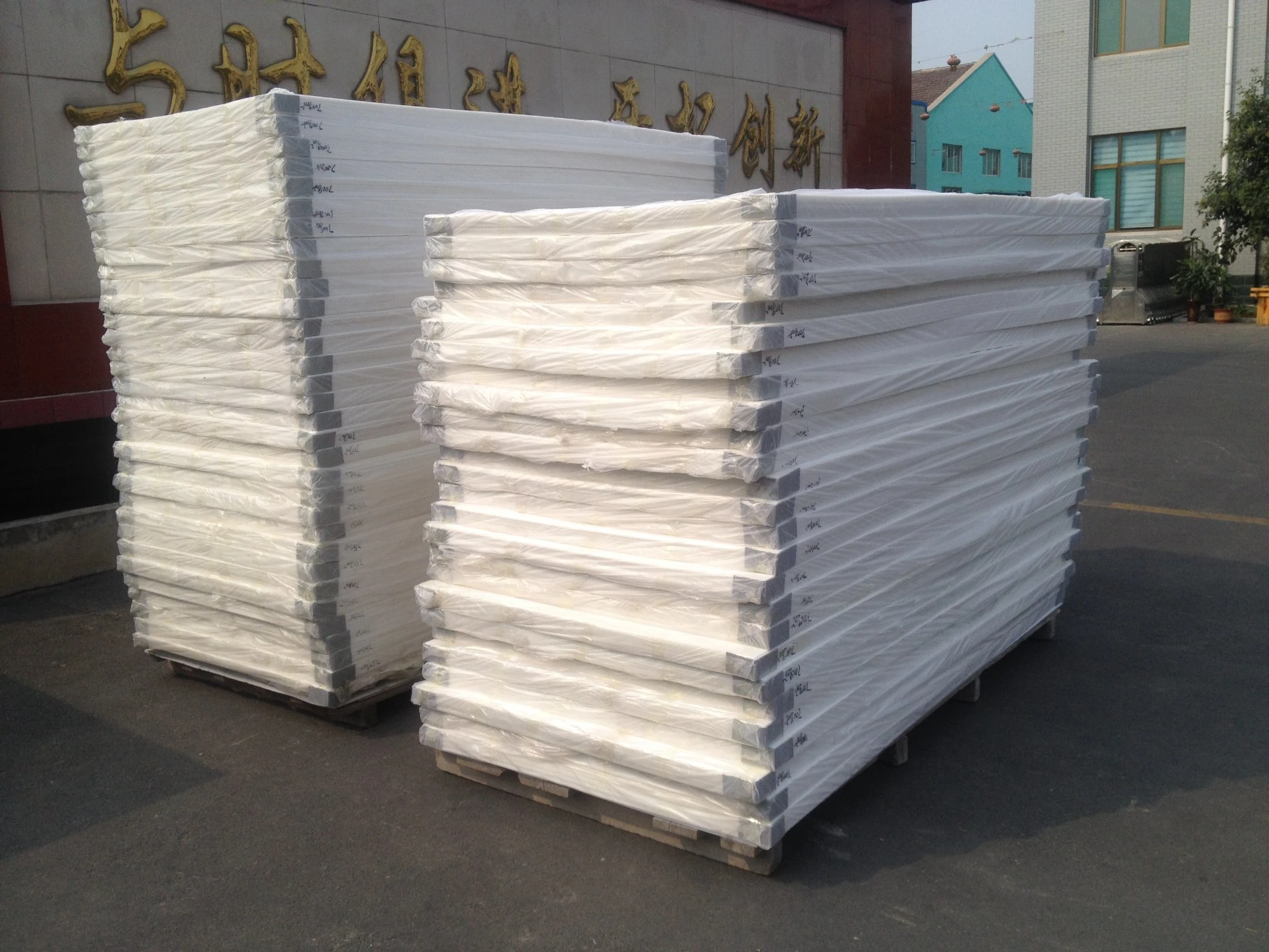 Color PP plastic hollow corrugated plastic board 4*8FT protection board