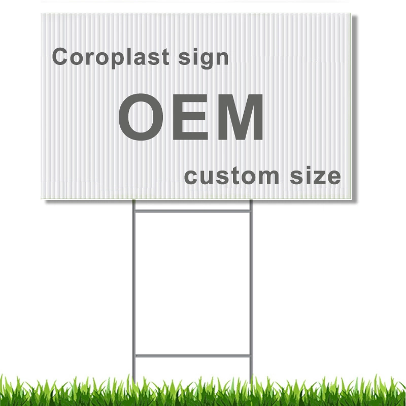 Wholesale OEM and custom Coroplast signs, advertising and warning boards