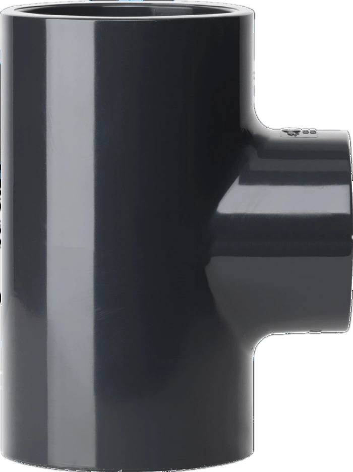 High Quality Plastic Fittings UPVC Reducing Tee and Fittings High Pressure UPVC Fittings for Industrial Systems DIN Standard and ASTM Sch80 Standard