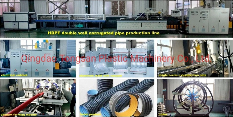 32mm-300mm HDPE Double Wall Corrugated Pipe Extruder/ Plastic Dwc Pipe Machine Extruder