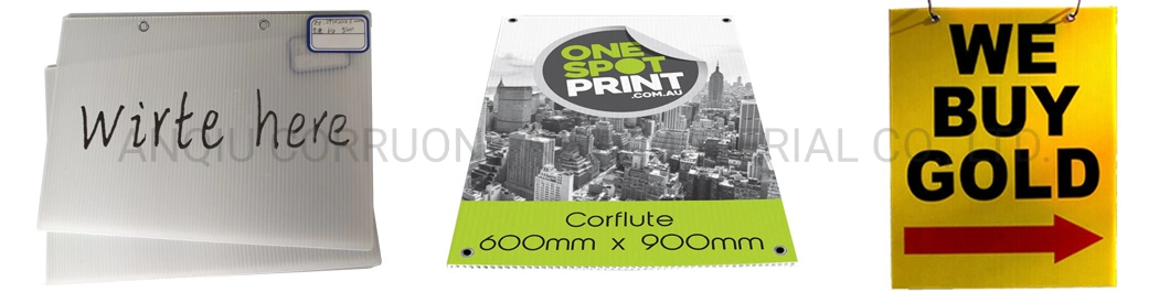 Customized Size Coroplast Sheets Corflute Correx Board