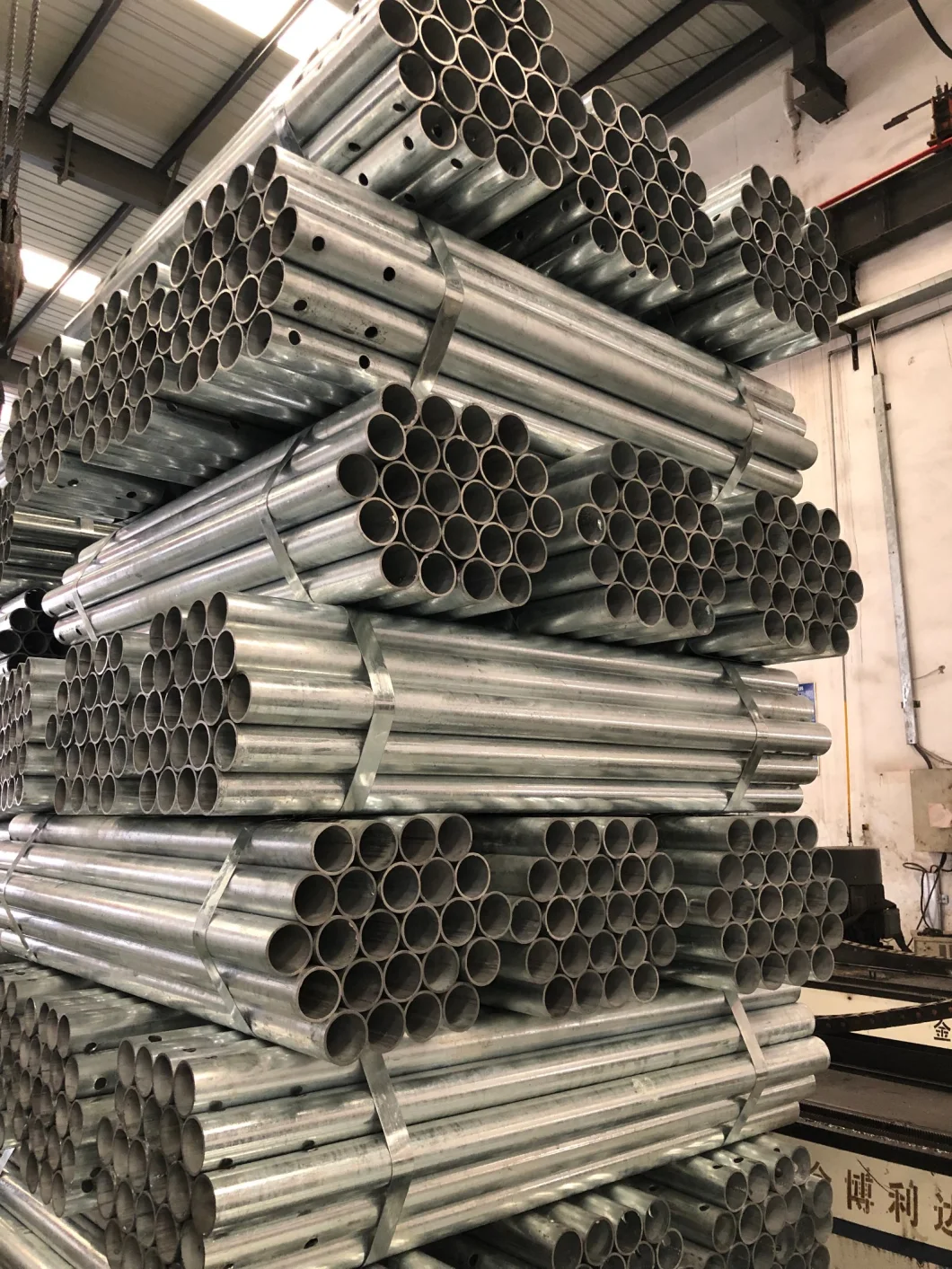 Gi Pipe Specification Corrugated Galvanized Steel Culvert Pipe Per Meter for Greenhouse Frame