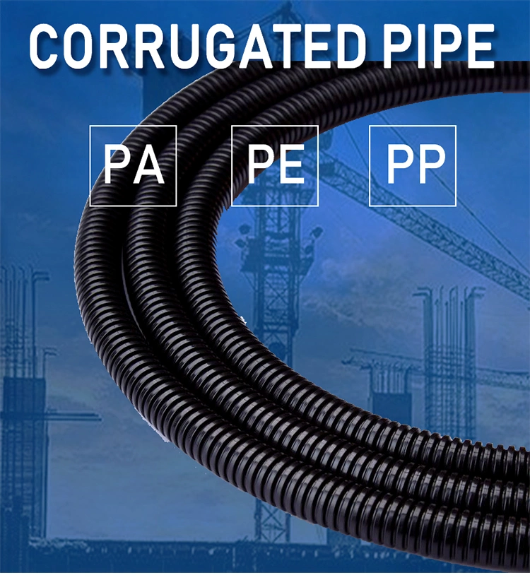 Single Wall PP Material Corrugated Plastic Pipe/Hose/Tube