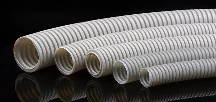 Single Wall Corrugated Flexible Culvert Exhaust Pipe Making Machine Line / PP PE PVC EVA Manufacturing Plant