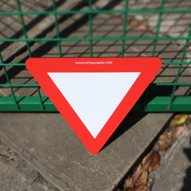 Advertising Printing Board Corrugated Coroplast Plastic Triangle Logo 5mm Corflute Logo