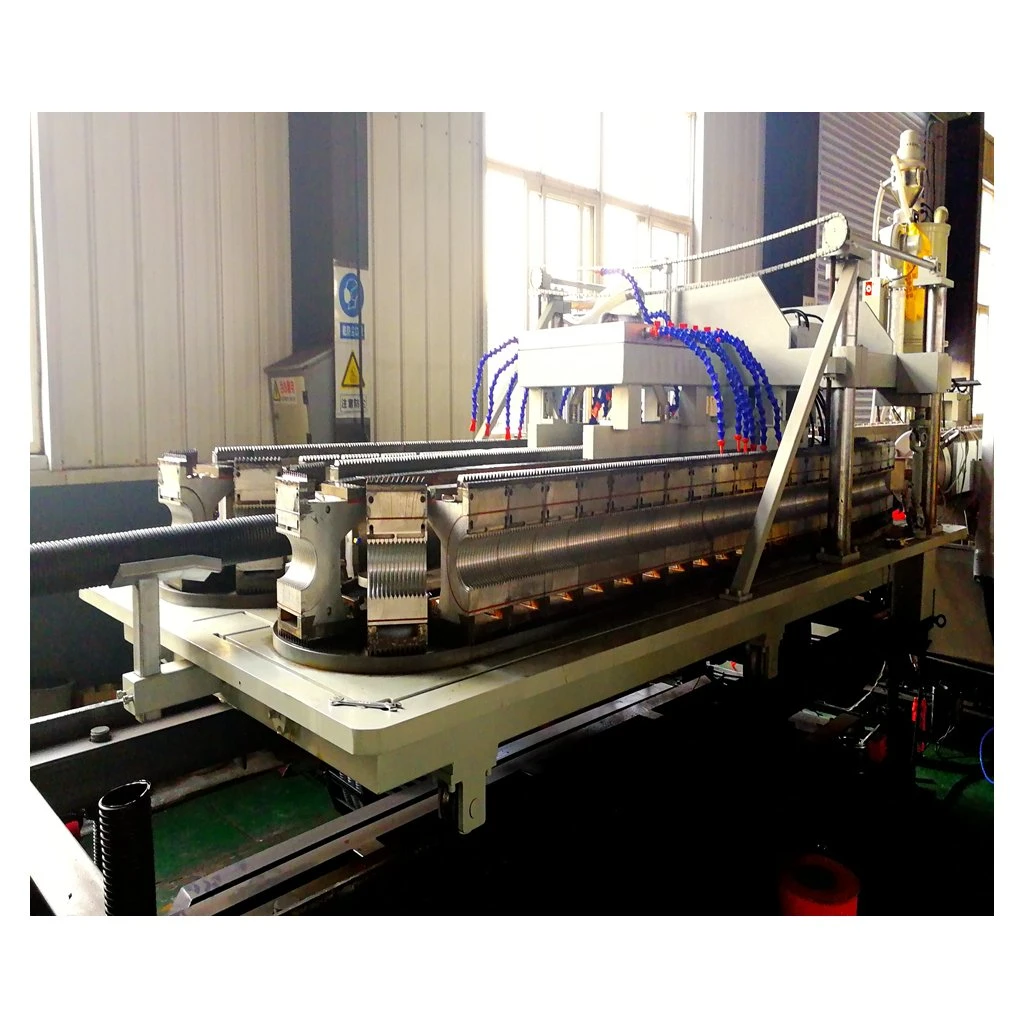 Dwc pipe extruder/HDPE double wall corrugated pipe machine/HDPE plastic double wall corrugated Dwc corrugated pipe extruder/Dwc pipe machine