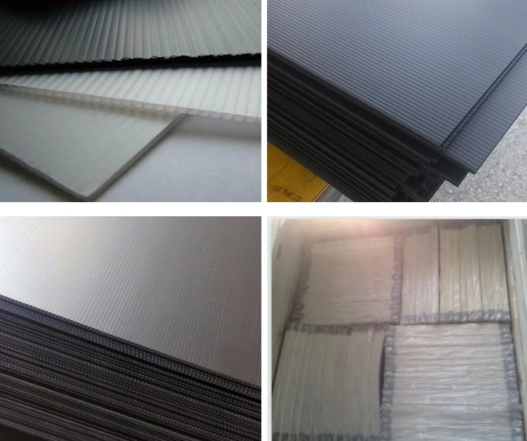 PP Corrugated Coroplast Plastic Sheet Polypropylene Corrugated Board