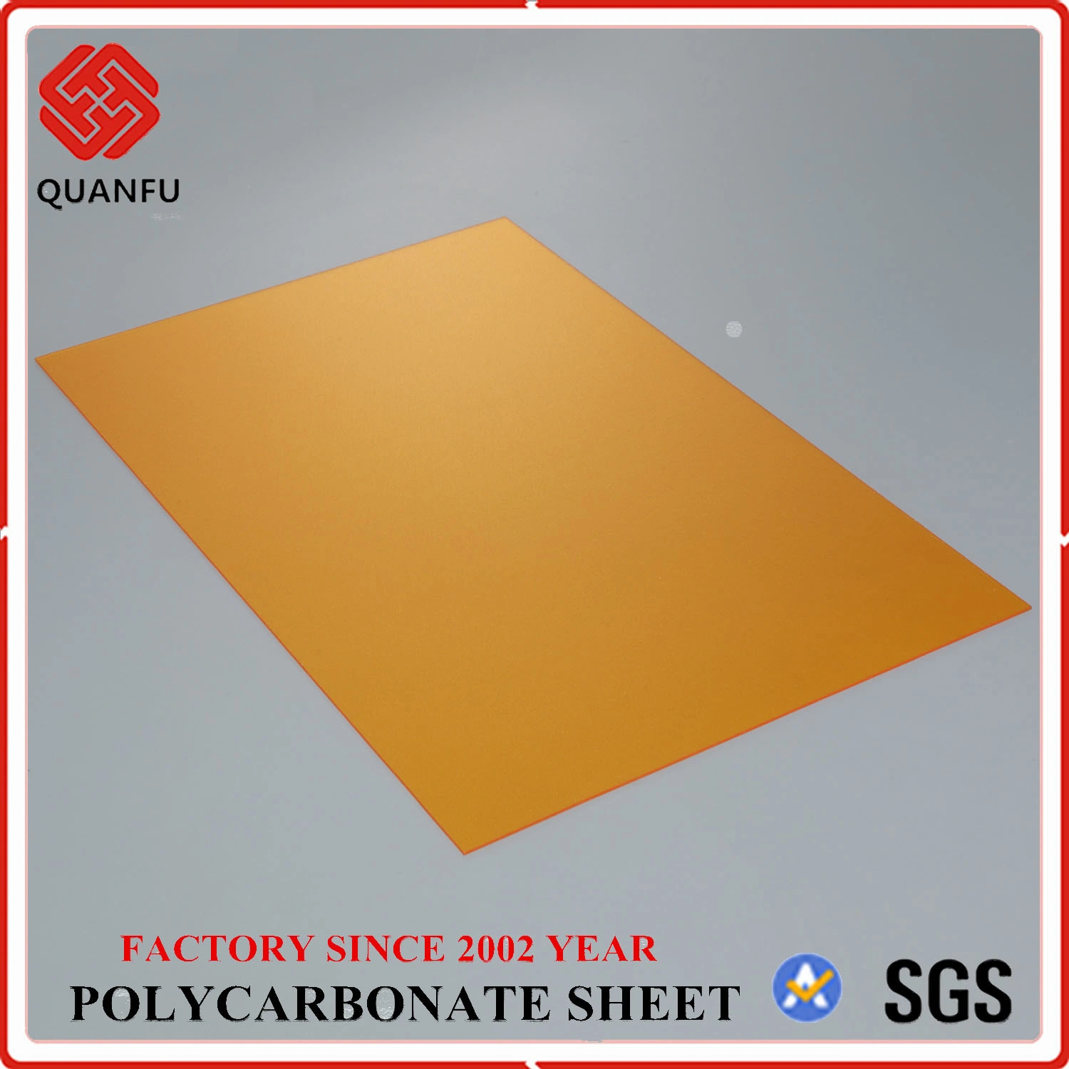 Polycarbonate Solid Sheet 100% Raw Material Polycarbonate Diffuser Sheet for LED