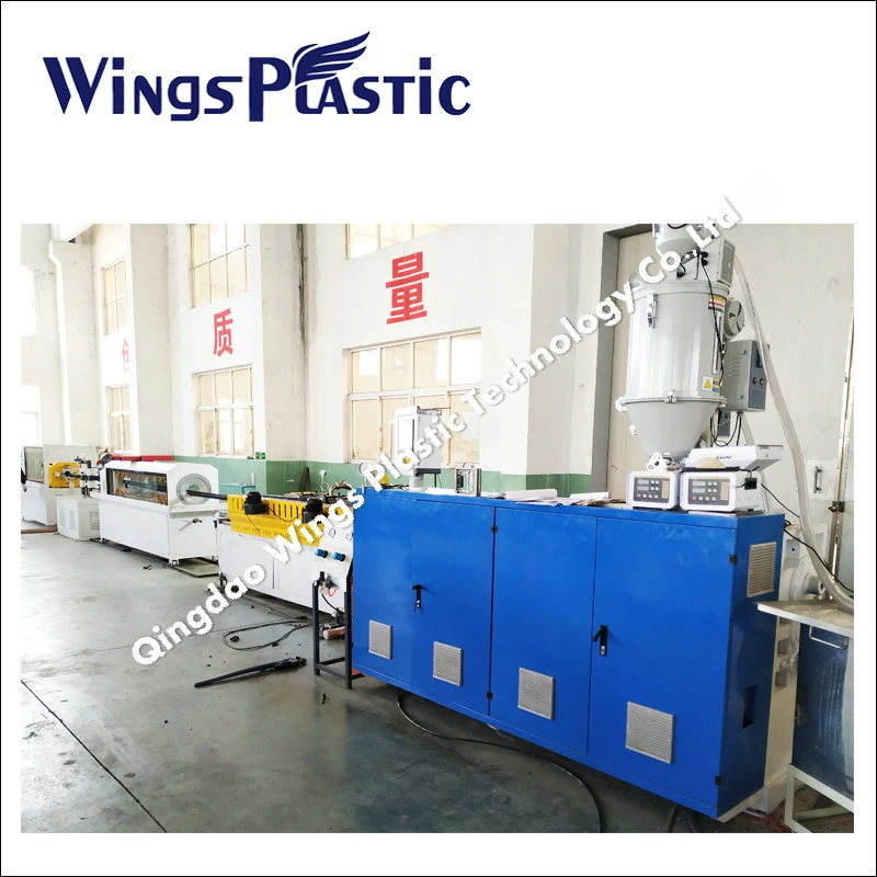 16-63mm PP PE PVC Single Double Wall Corrugated Plastic Pipe Extruder Making Machine Line