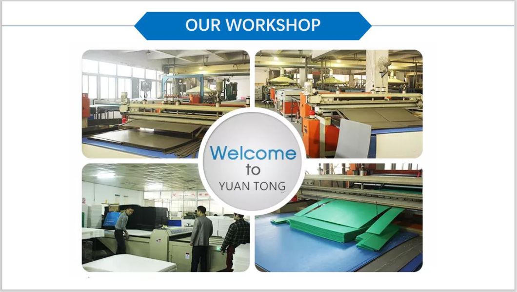 Polypropylene Corrugated Plastic Corflute Coroplast Plastic Divider Sheet
