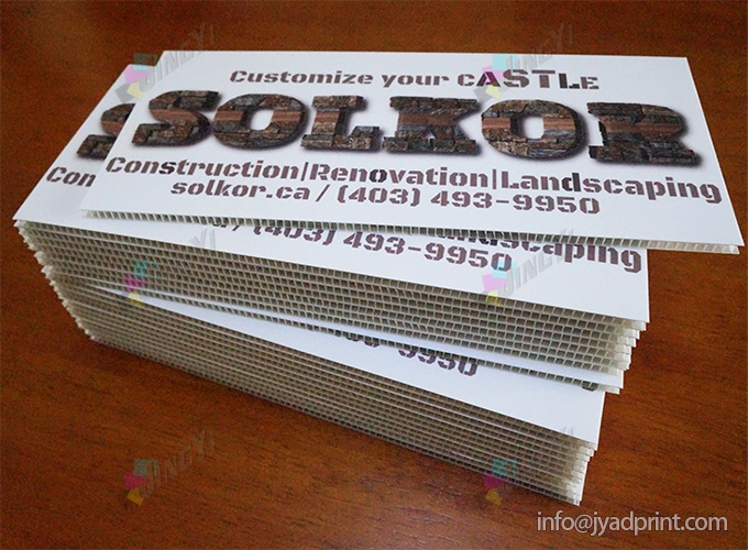 Outdoor Display Corrugated Plastic Corflute Sign Board Banner