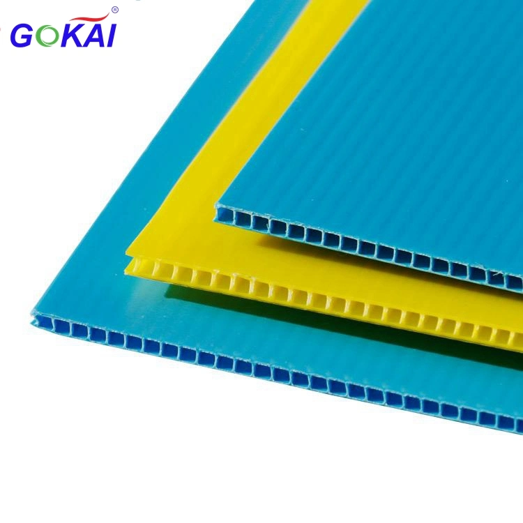 PP hollow board polypropylene PP plastic double wall hollow corrugated corrugated board