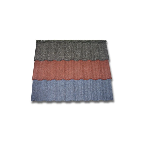 Colored sand surface zinc-aluminum coated steel corrugated roof panel
