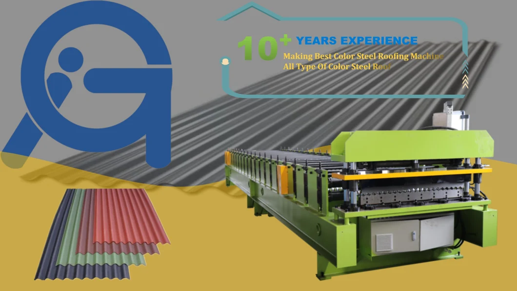 Roofing Galvanized Aluminum Corrugated Metal Corrugated Roofing Sheet Machine